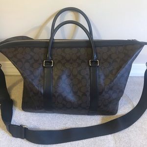 Authentic coach men’s carry on luggage bag!